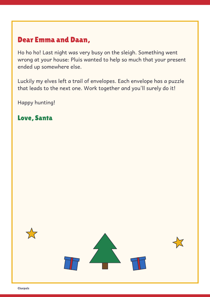 The letter from Santa
